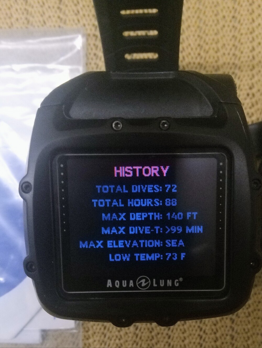 Aqua Lung 750 Computer Diving Wacth